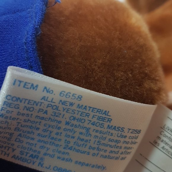 Vintage 1990s DR OETKER Moose Plush Stuffed Animal Promotional Mousse Pudding - Picture 11 of 14